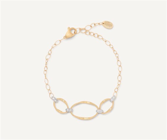 Pulsera Marco Bicego Mujer Marrakech Onde in Oro amarillo Diamante 0.06 Ct BG771-B2 - BG771-B2